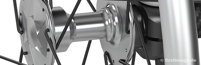 3D Detailansicht des KSL Rollstuhls von K�schall
